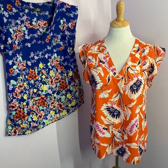 Label by Rachel Rachel Roy Tops, Set of 2, NWOT'S, Size M - Picture 1 of 11